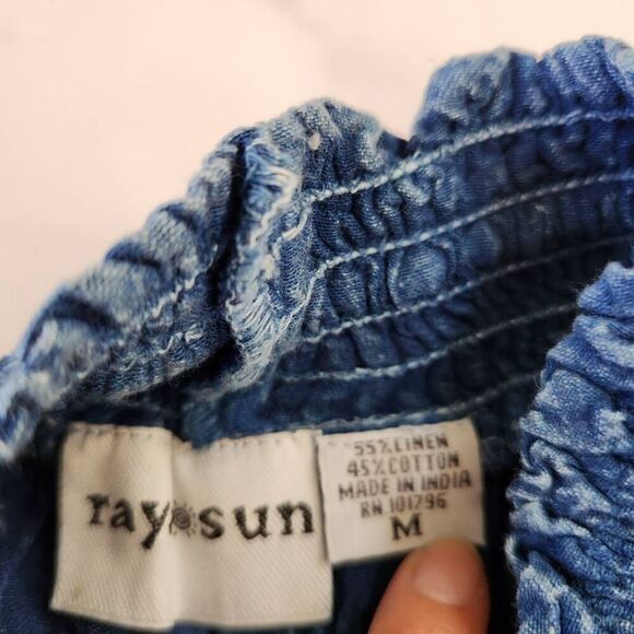 Raysun women's medium high-rise pool on lightweight summer shorts breezy paper b - Picture 3 of 4